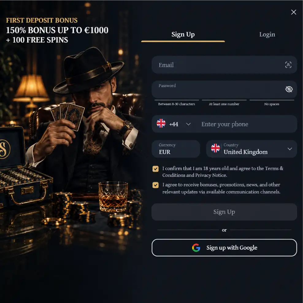 shelbyspin casino registration